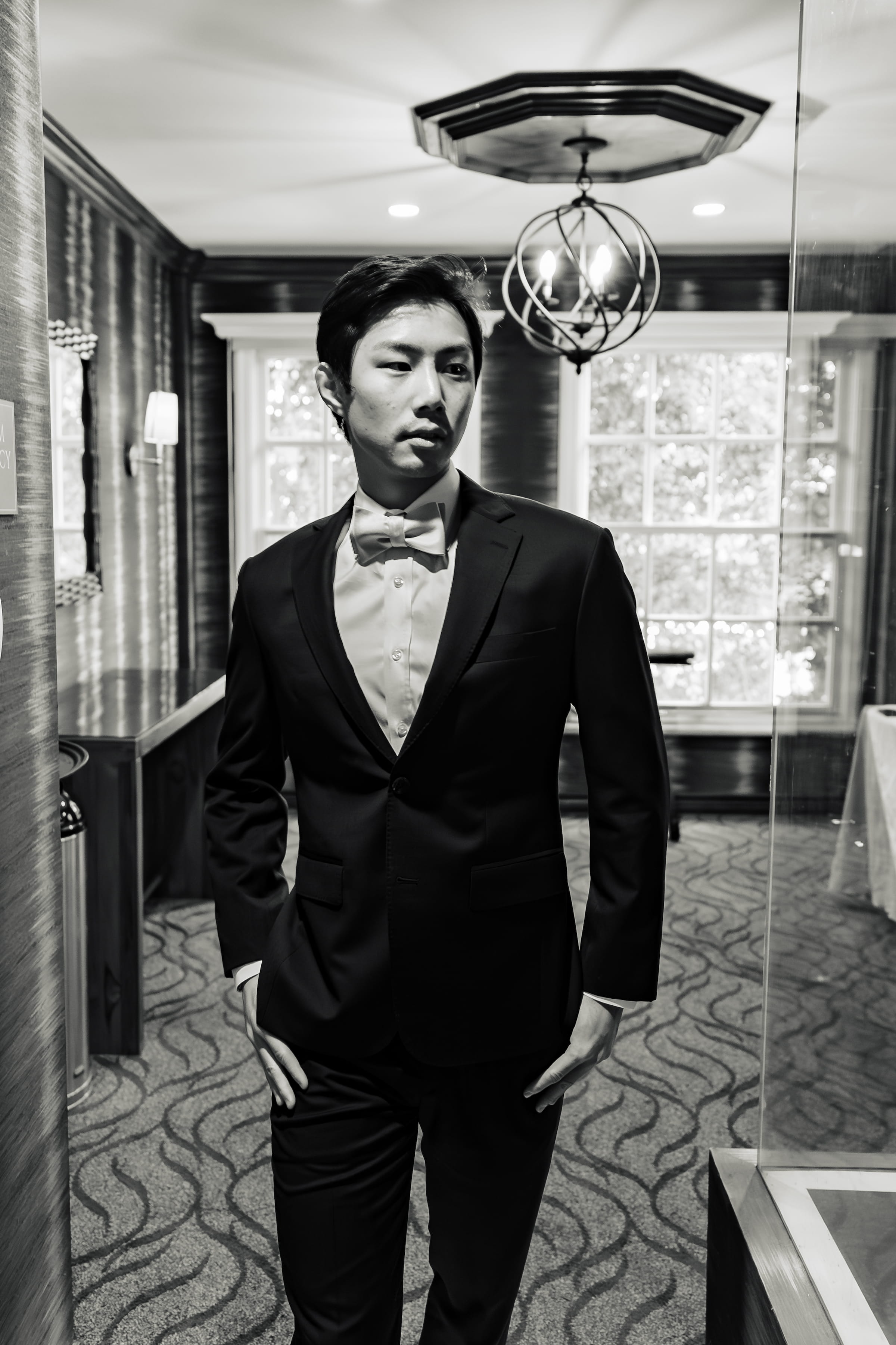 Groom's details before the nuptial Mass