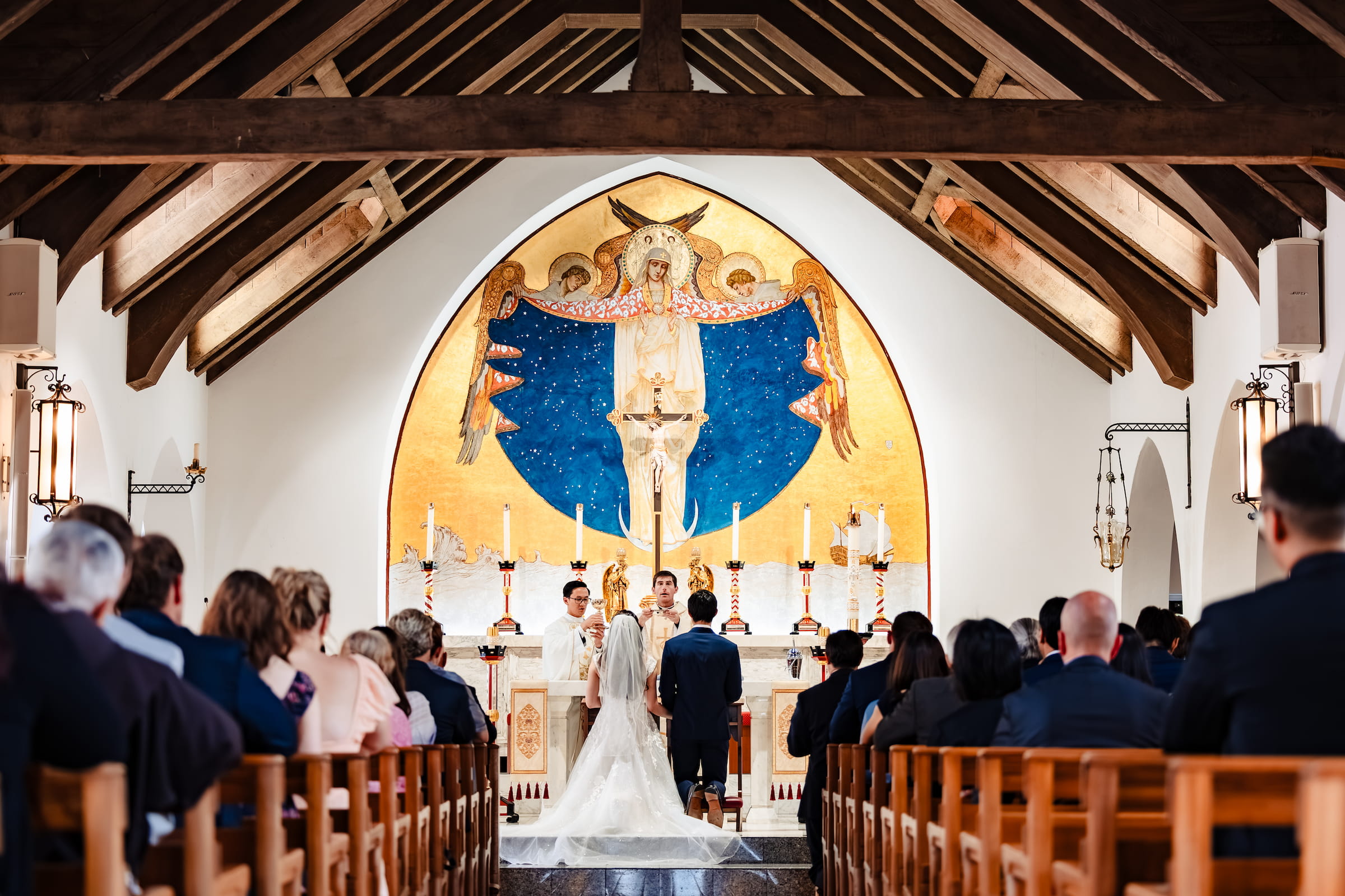 Holy Communion received during the nuptial Mass, La Jolla