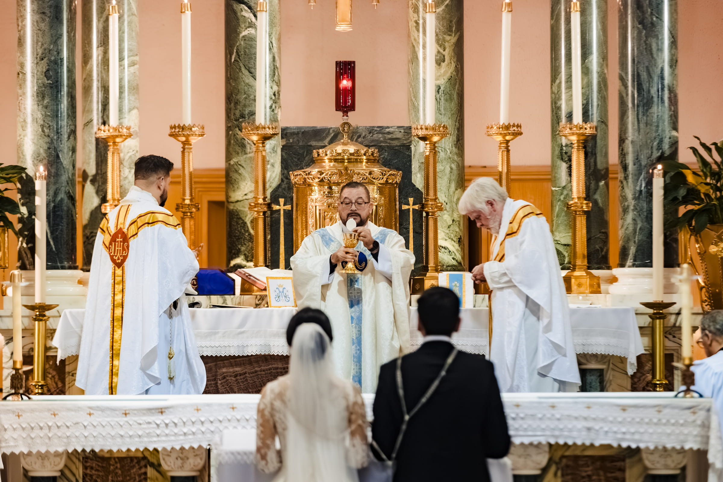 Ben and Vivian's Catholic wedding at Saint Joseph, Pomona