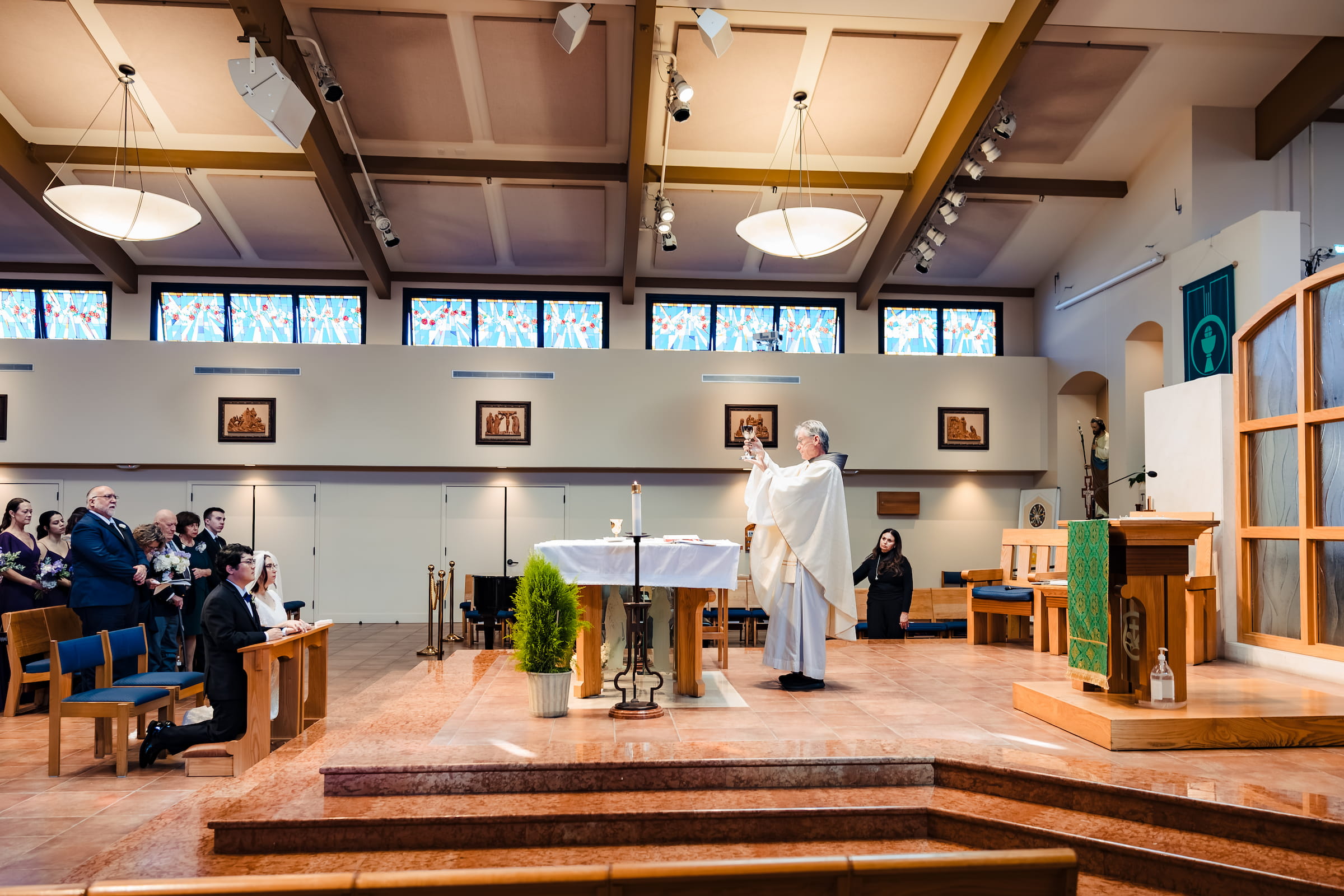 Brett and Kristen's Catholic wedding at Our Lady of Guadalupe, Hermosa Beach, California