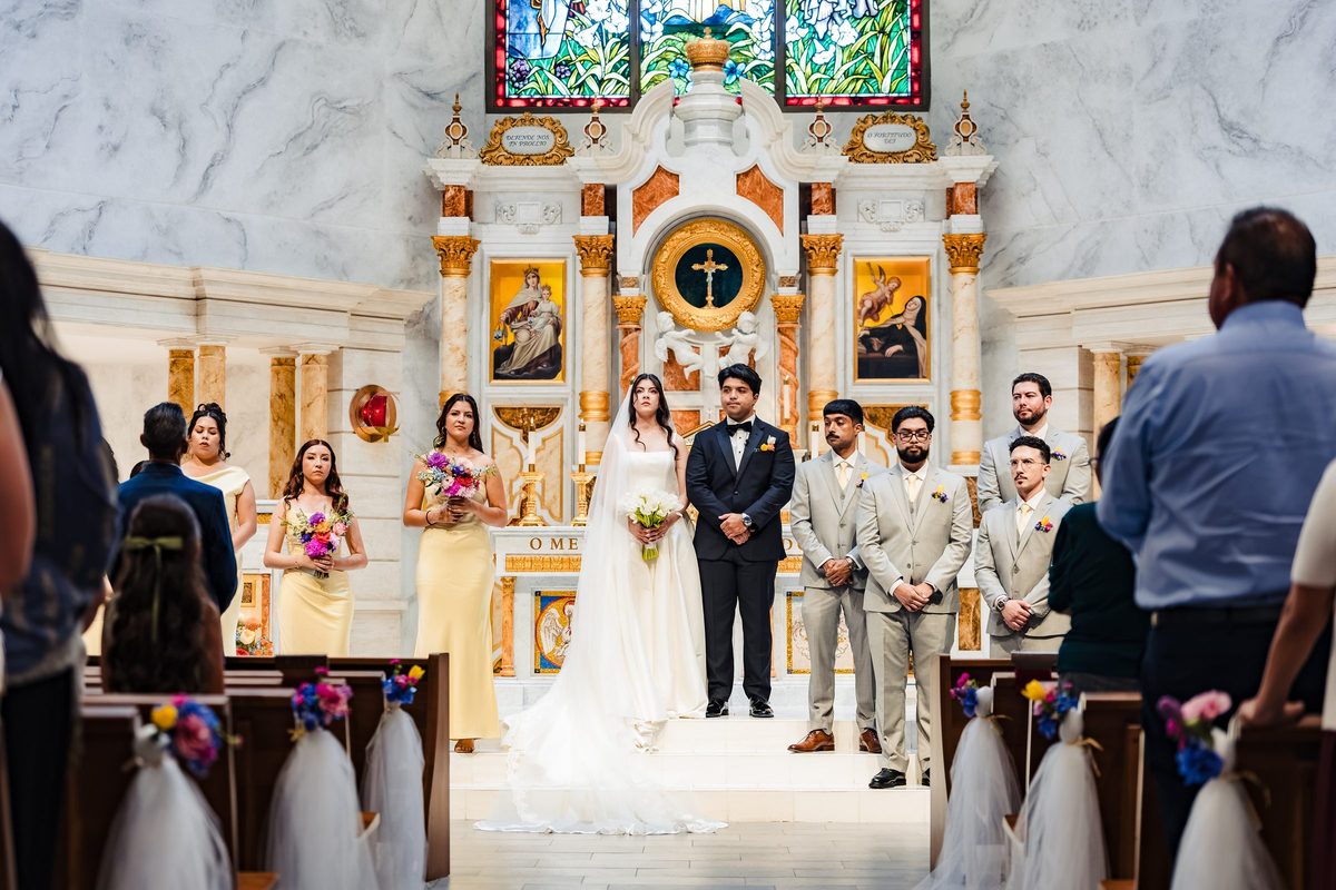 Diego and Judith's Catholic wedding at Saint Martin de Porres in Yorba Linda