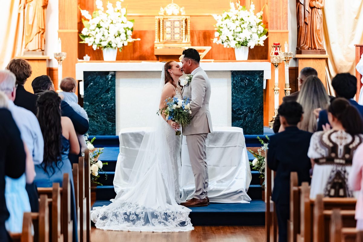 Isaac and Brittany's Catholic wedding at Saint Anne's in Santa Ana