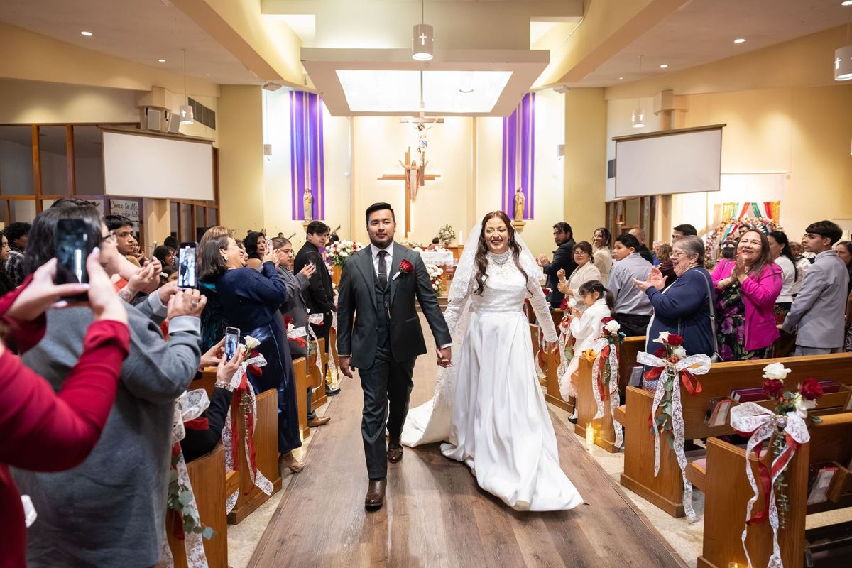 Manny and Lauren's Neocatechumenal Way Catholic wedding at St. Jane Frances de Chantal in Valley Glen, California