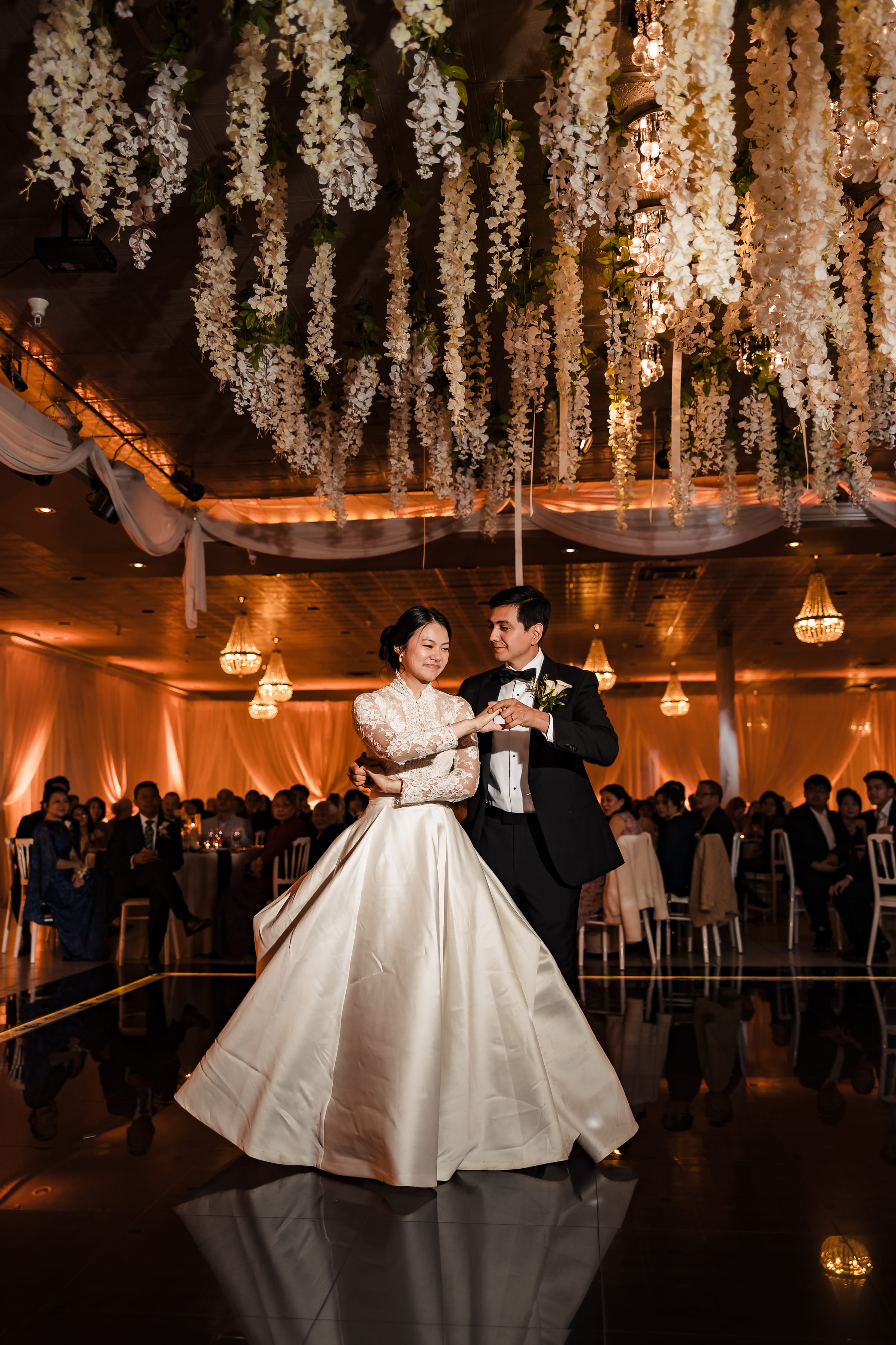 A portrait from Ben and Vivian's wedding