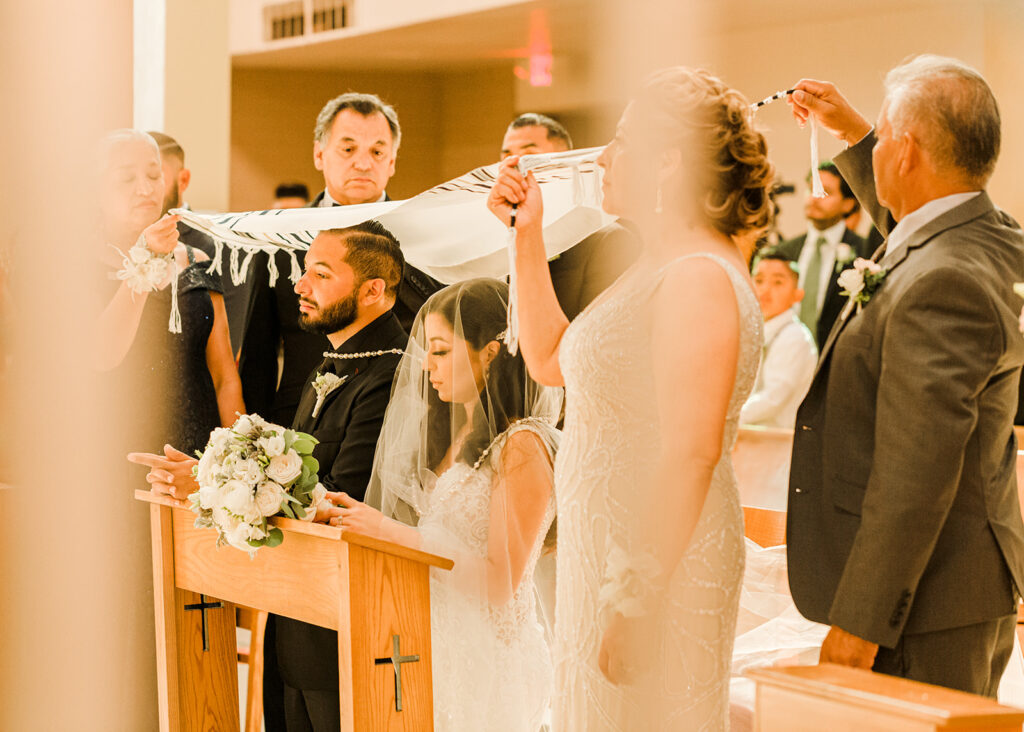 wedding and mass at Saint Joachim in Costa Mesa Ca