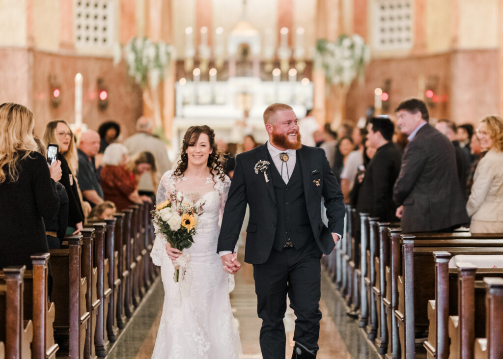 Catholic Wedding at Saint Andrews Catholic Parish in Pasadena California