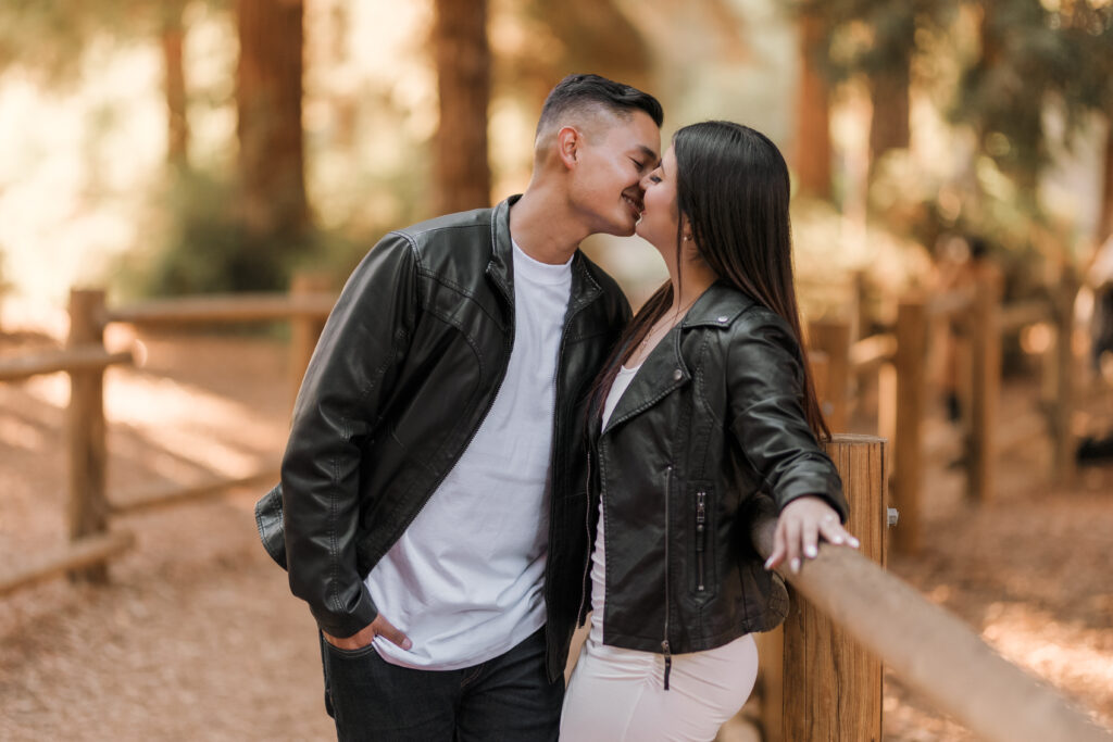 Carbon Canyon Engagement session at the Redwood forest