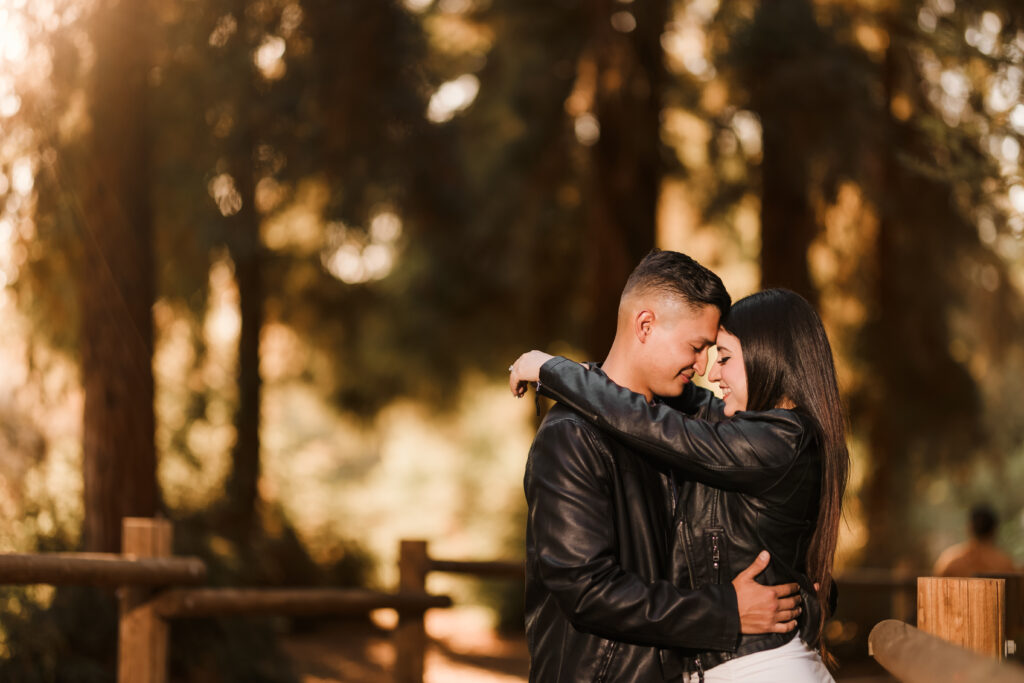 Carbon Canyon Engagement session at the Redwood forest