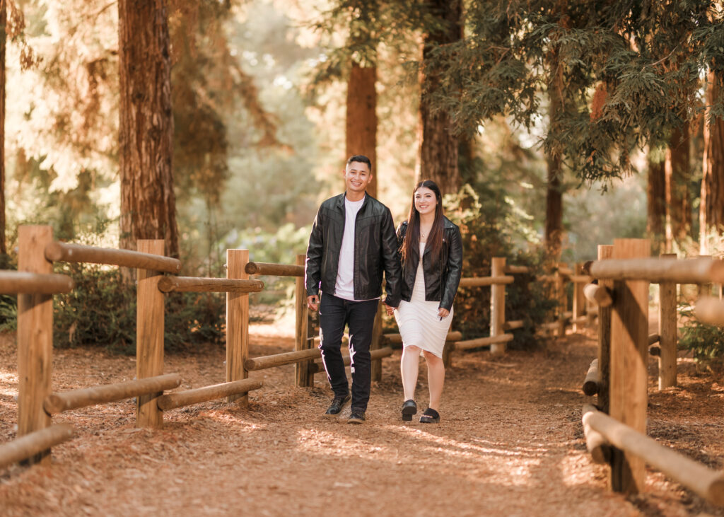 Carbon Canyon Engagement session at the Redwood forest