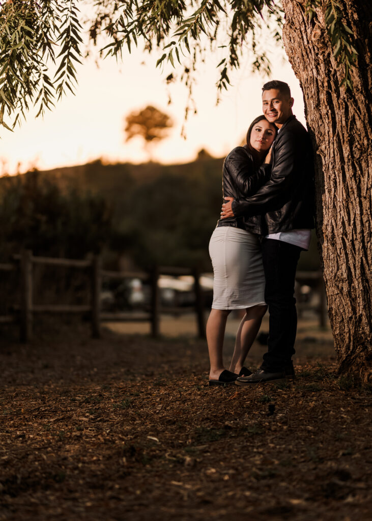 Carbon Canyon Engagement session at the Redwood forest