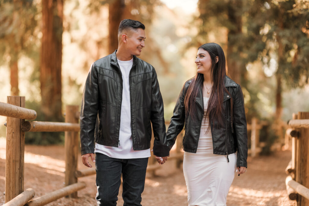 Carbon Canyon Engagement session at the Redwood forest