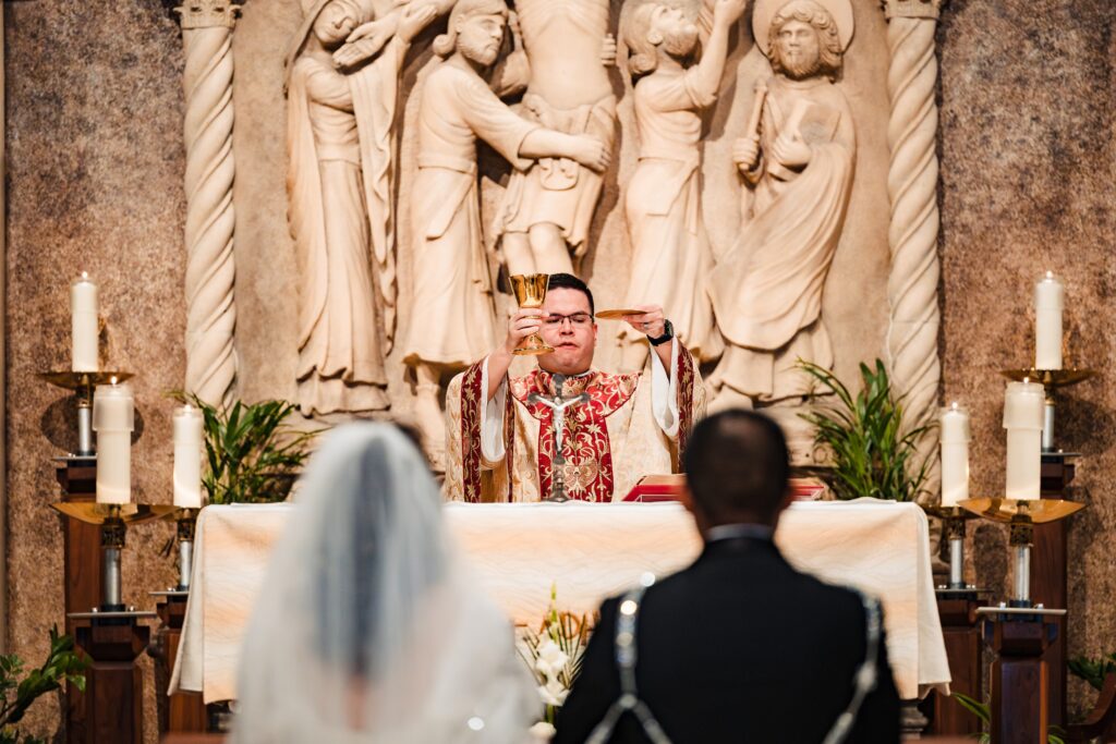 Consecration at St Martha's Catholic Parish in Murrieta Ca
